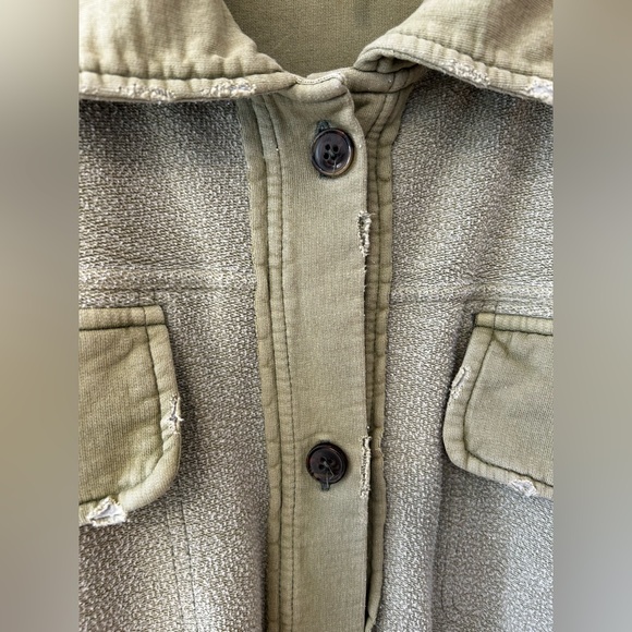 FREE PEOPLE Ruby Jacket Shaket | Large-XXL fit | Distressed - Picture 8 of 9